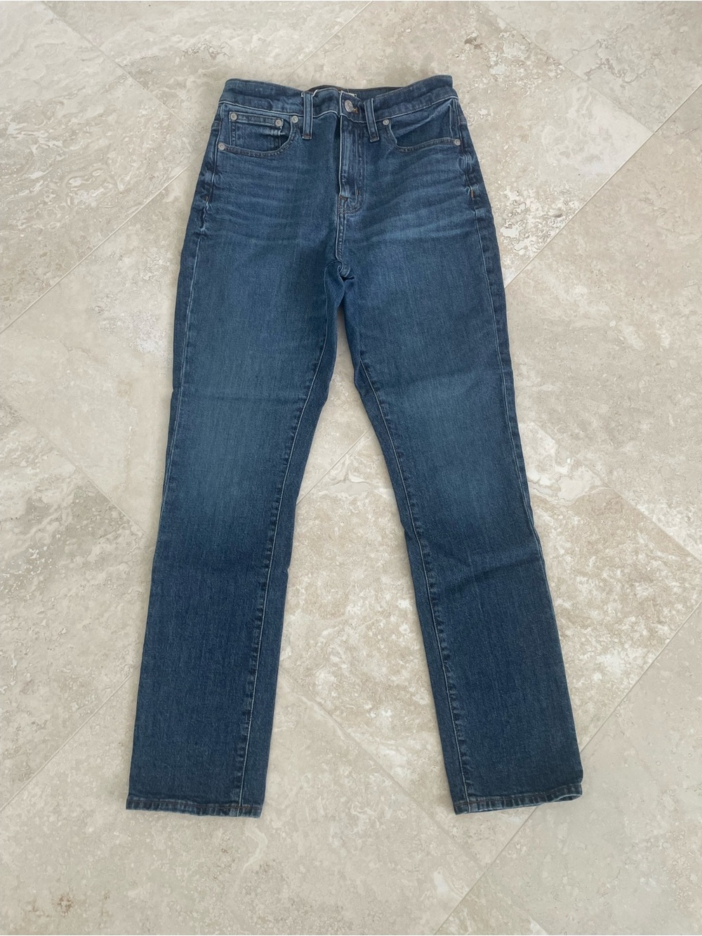 Madewell High-Rise Women's Straight Denim Blue Jeans